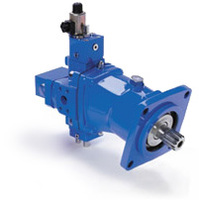 Аксиально-поршневой гидромотор с наклонным блоком цилиндров